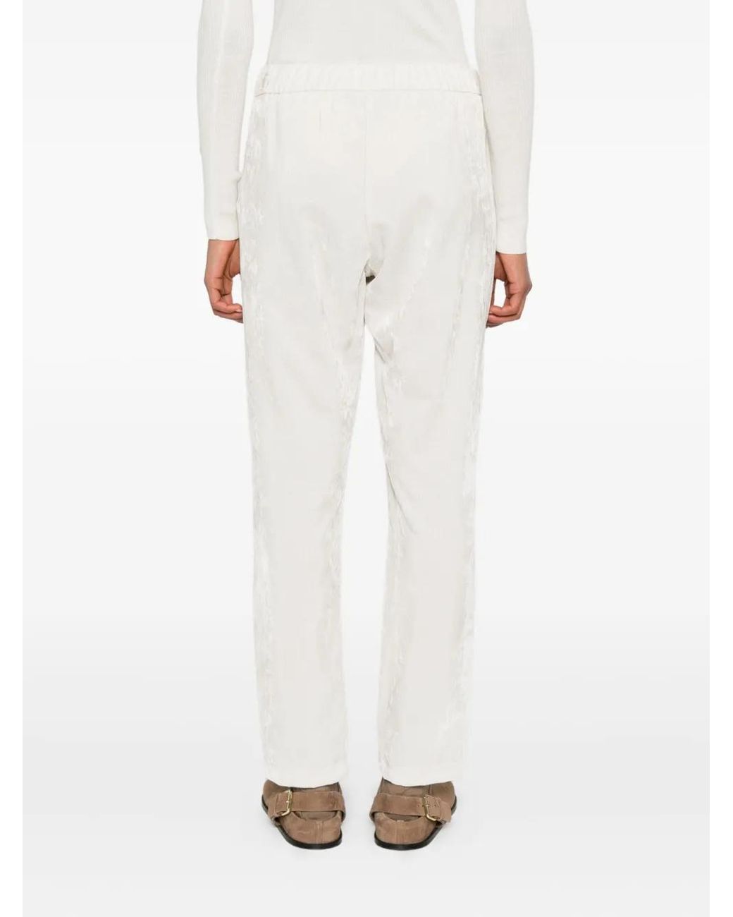 Straight Trousers Herno de color White