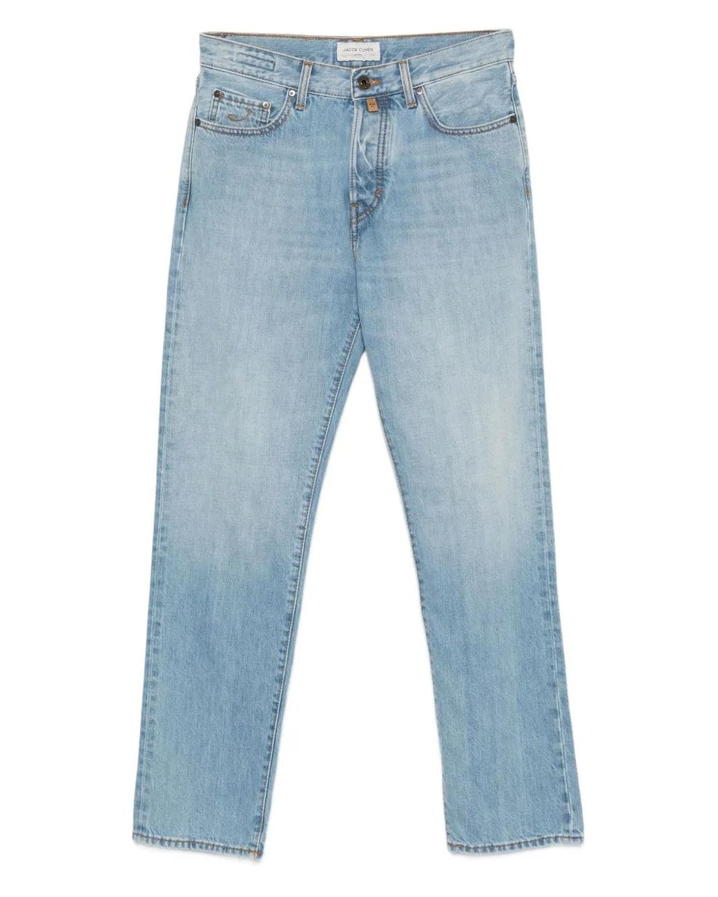 Jacob Cohen Blue Cotton Jeans for men