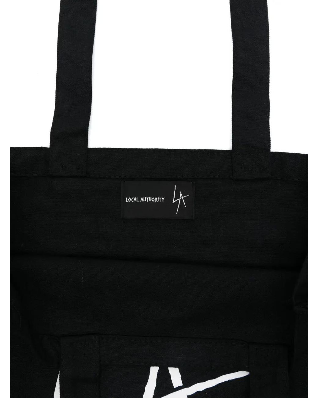 Local Authority Black La Slash Tote Bag