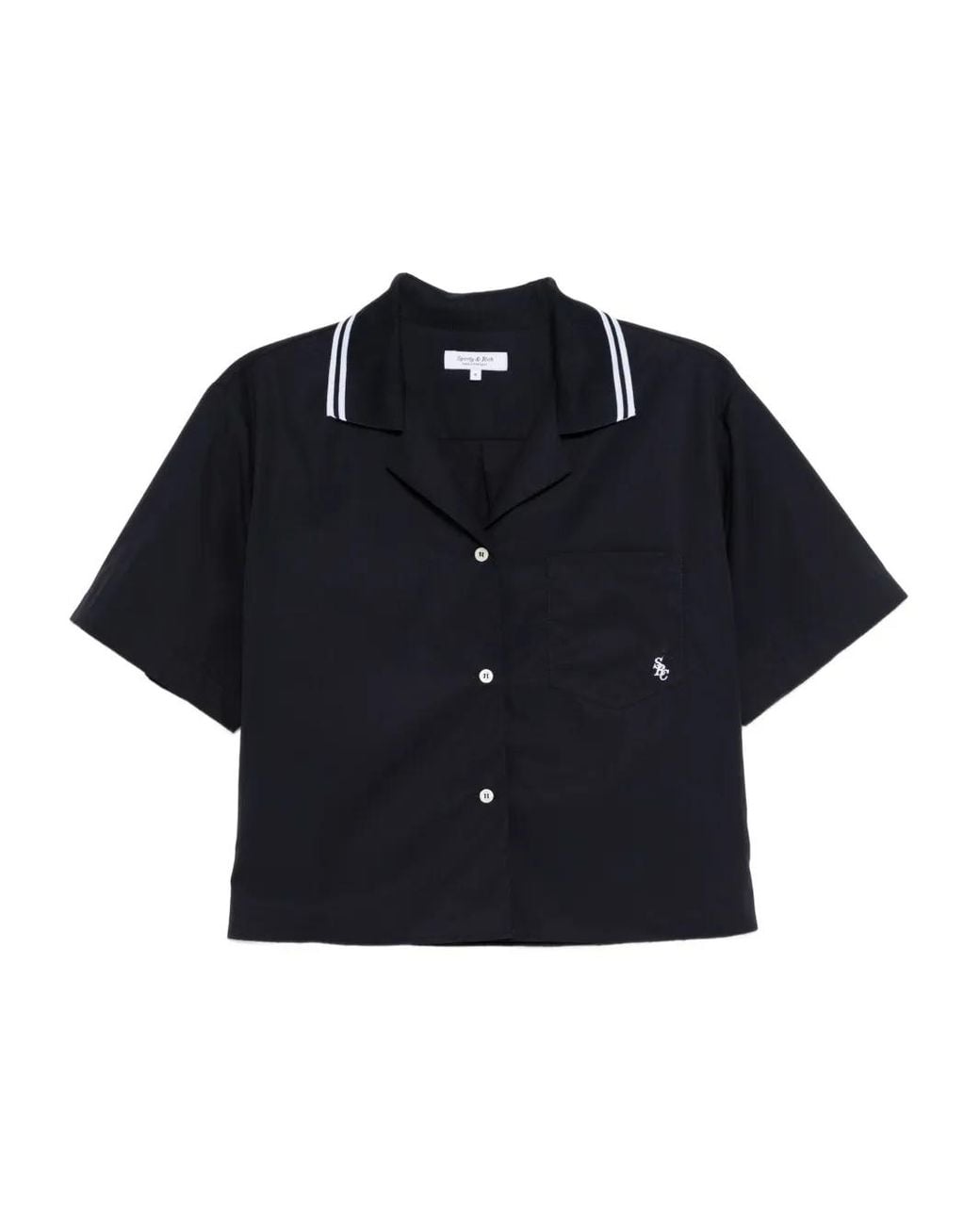 Sporty & Rich Blue Src Cotton Shirt