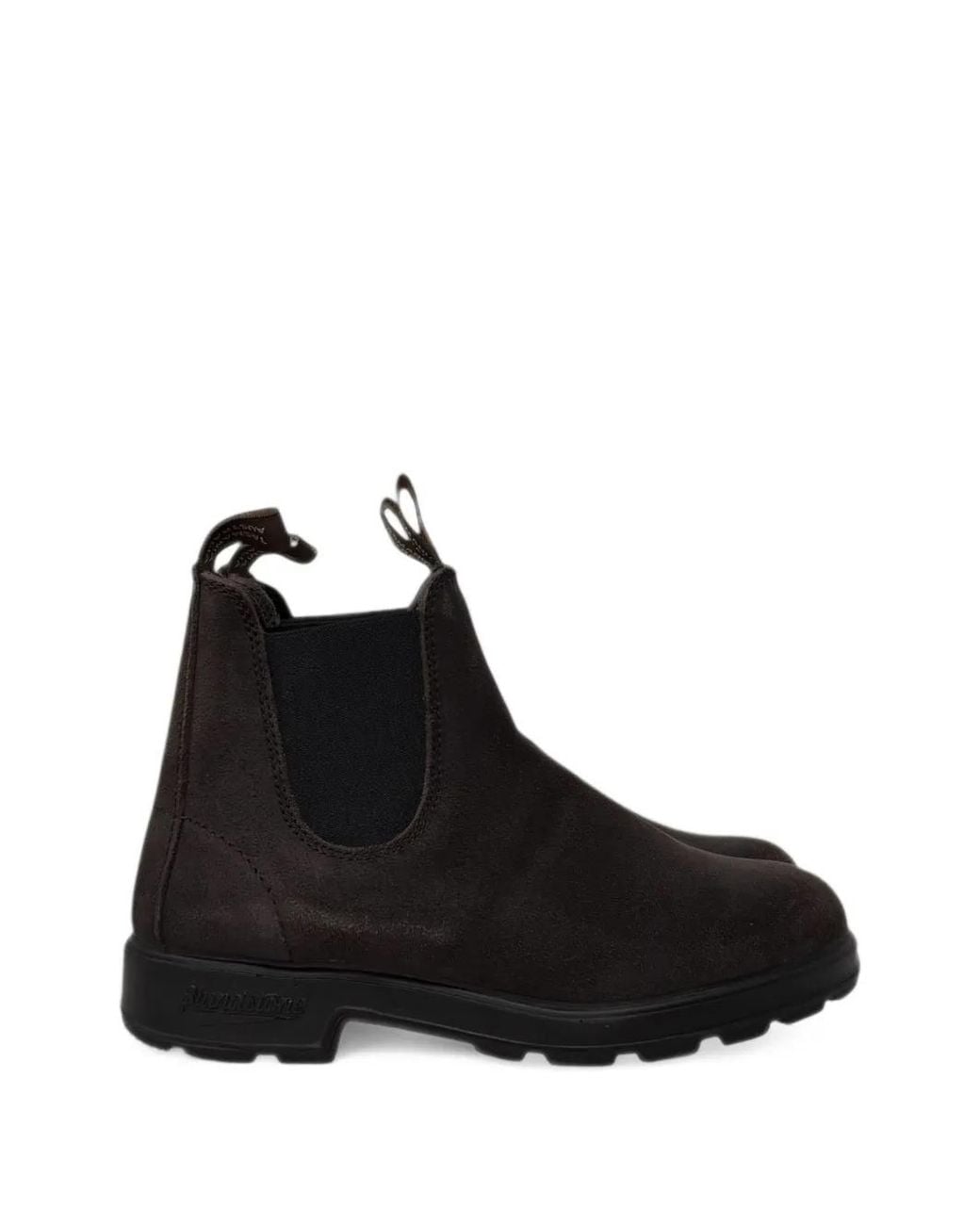 Blundstone Black Elasticated-Panel Pull-Tab Chelsea Boots