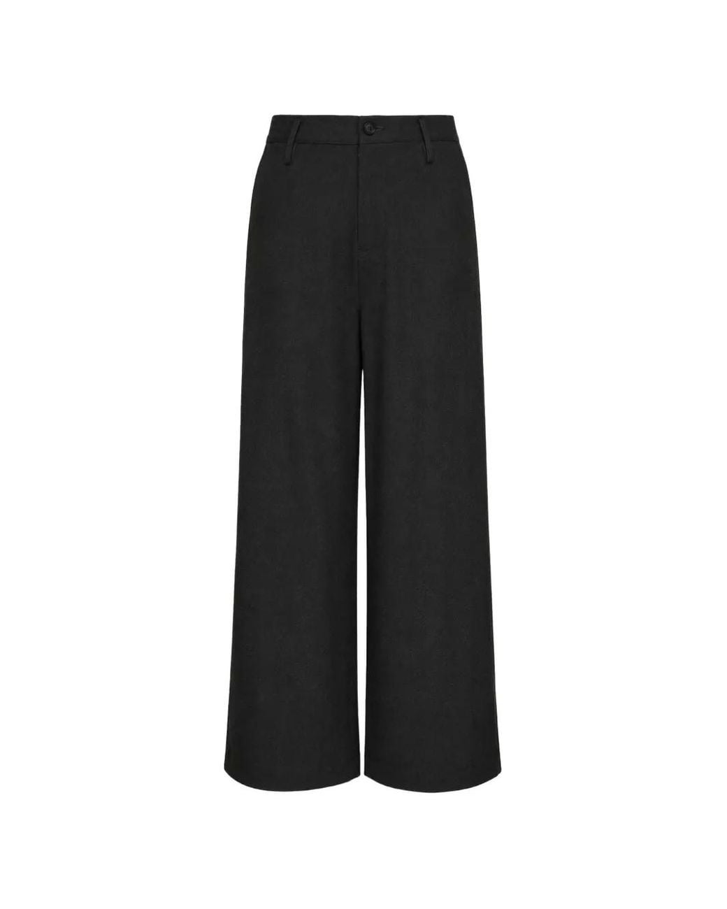 Yohji Yamamoto Black Regulation Wide-Leg Trousers