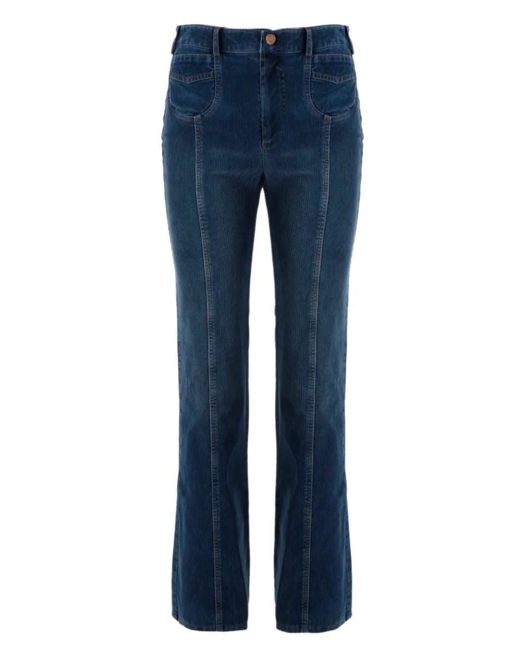 See By Chloé Blue Emily Cropped Jeans