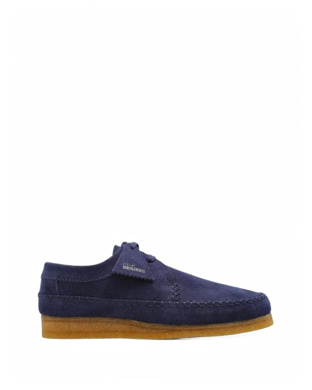 A.P.C. Blue X Clarks Leather Loafers