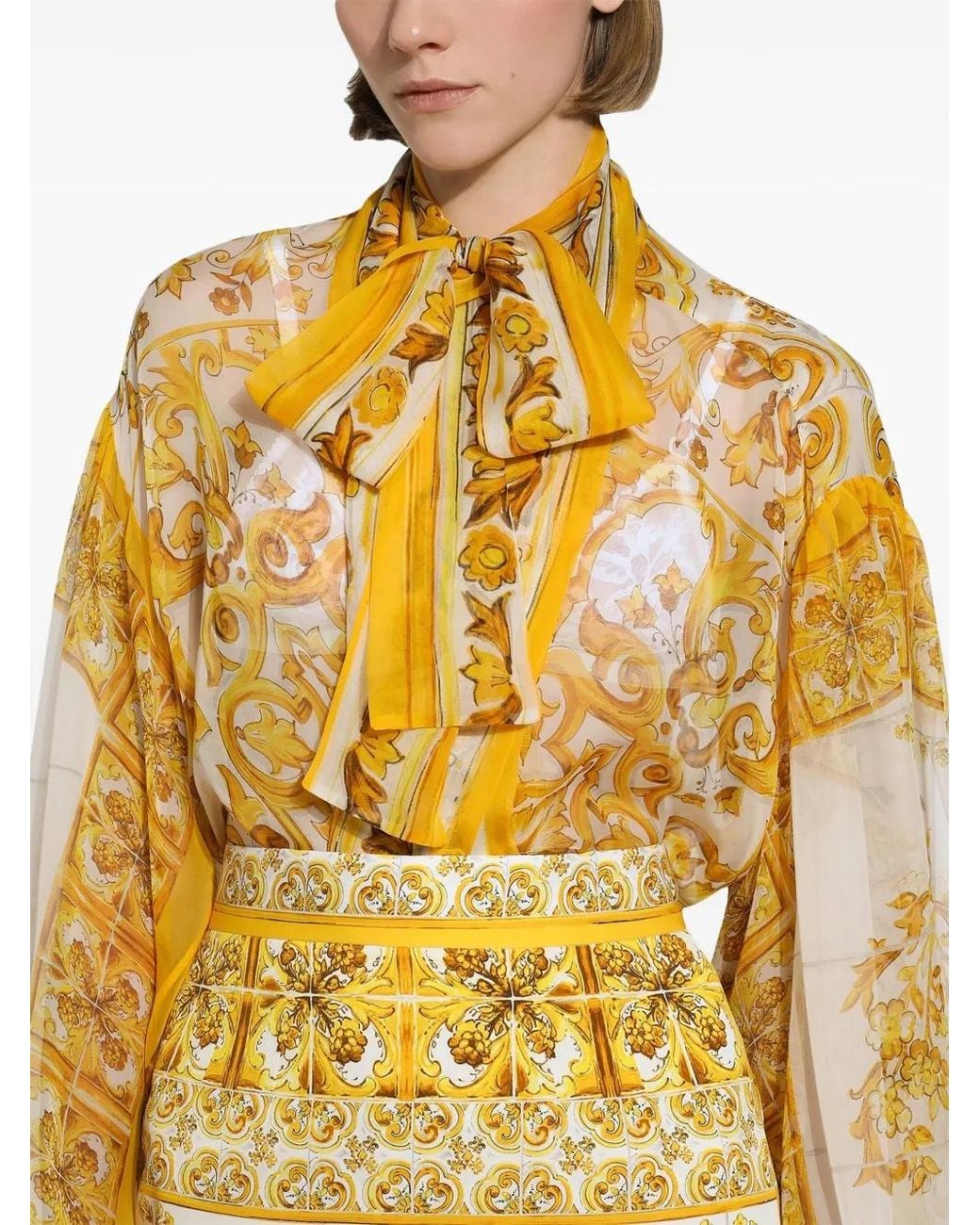 Dolce & Gabbana Yellow Shirts