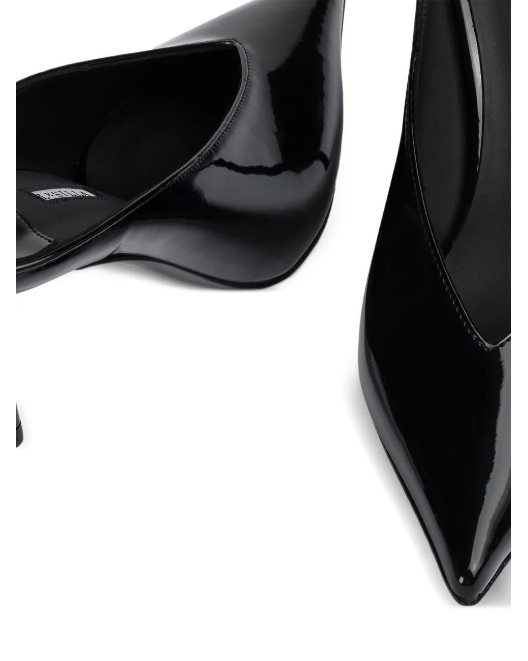 Le Silla Black Clivage Heeled Mules