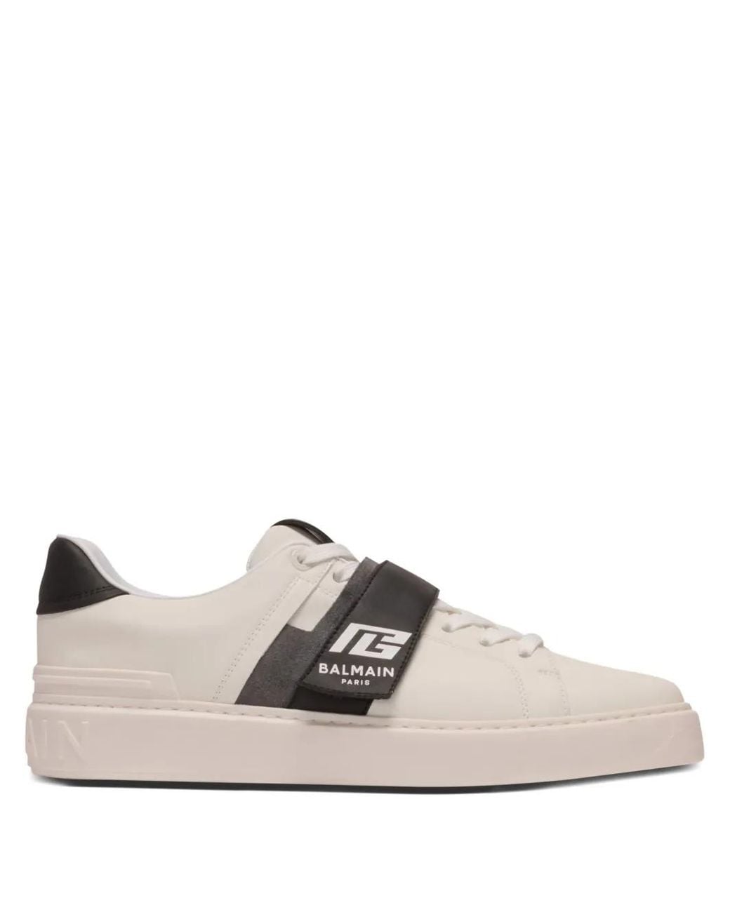 Balmain White B Court Pb Sneakers for men