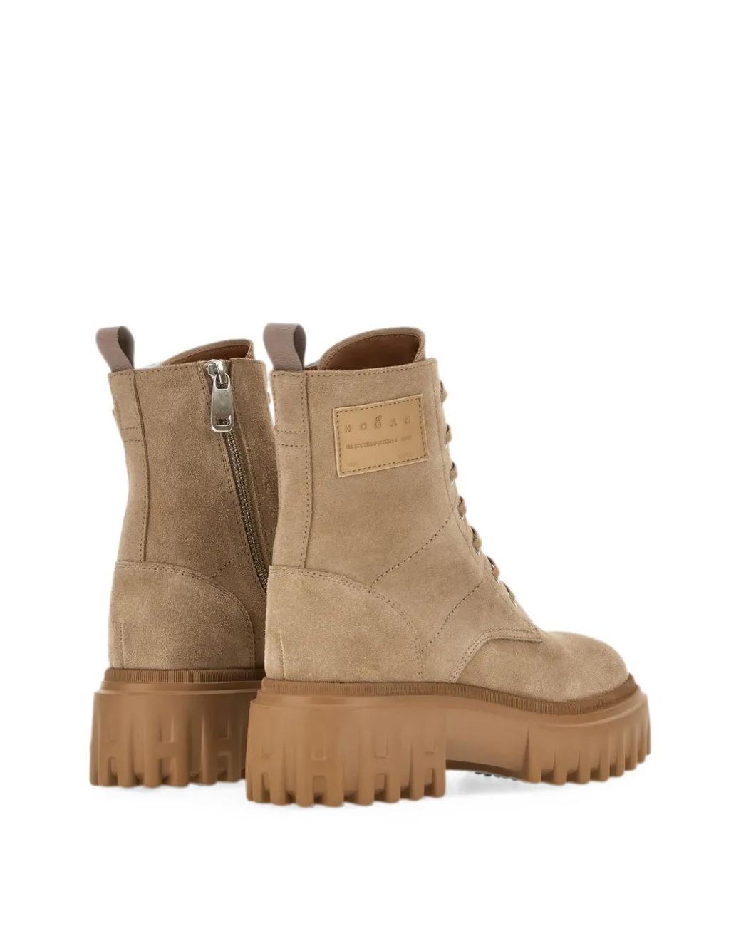 Hogan Natural H700 Lace-Up Boots