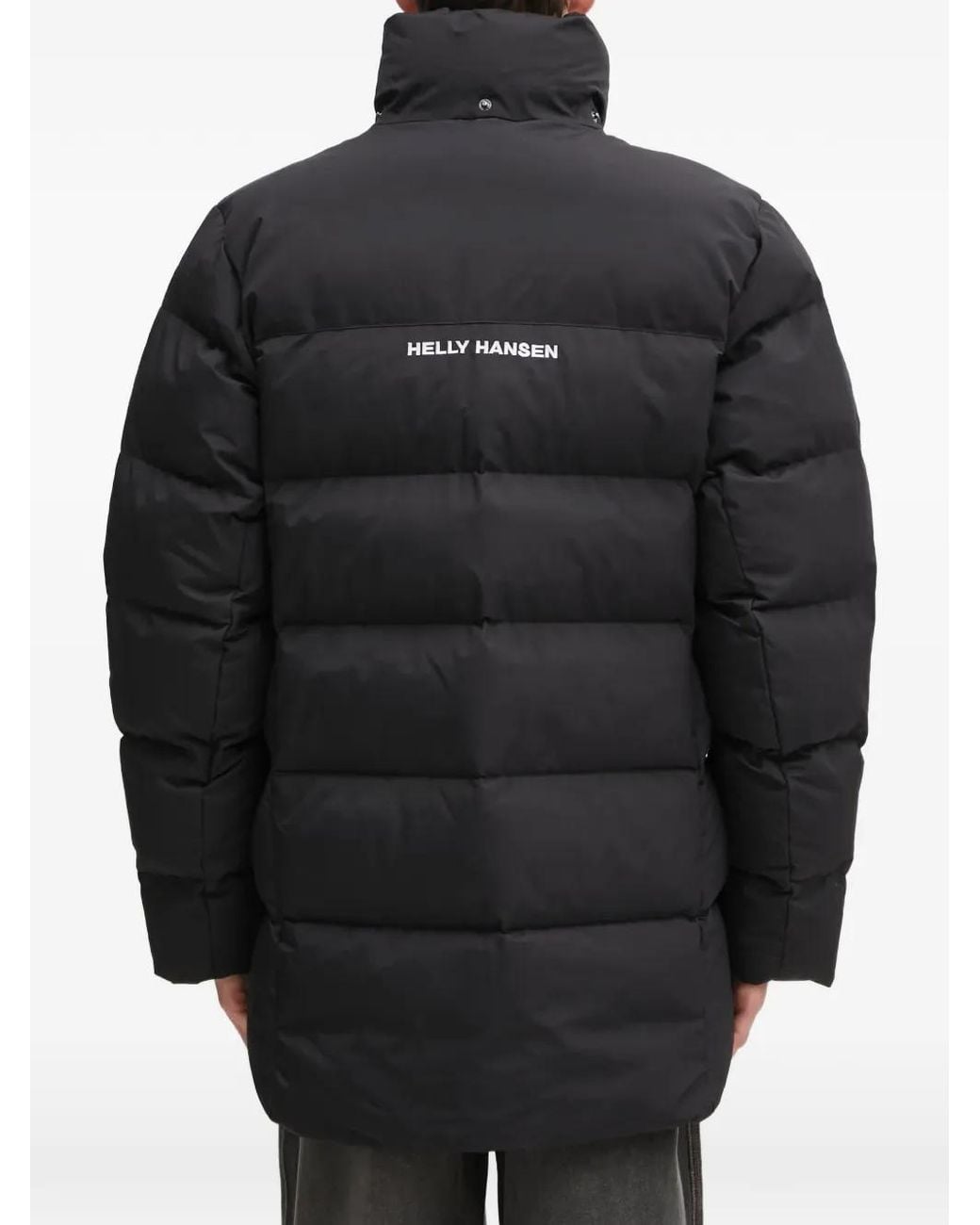 Helly Hansen Black Vardo Hooded Padded Jacket for men