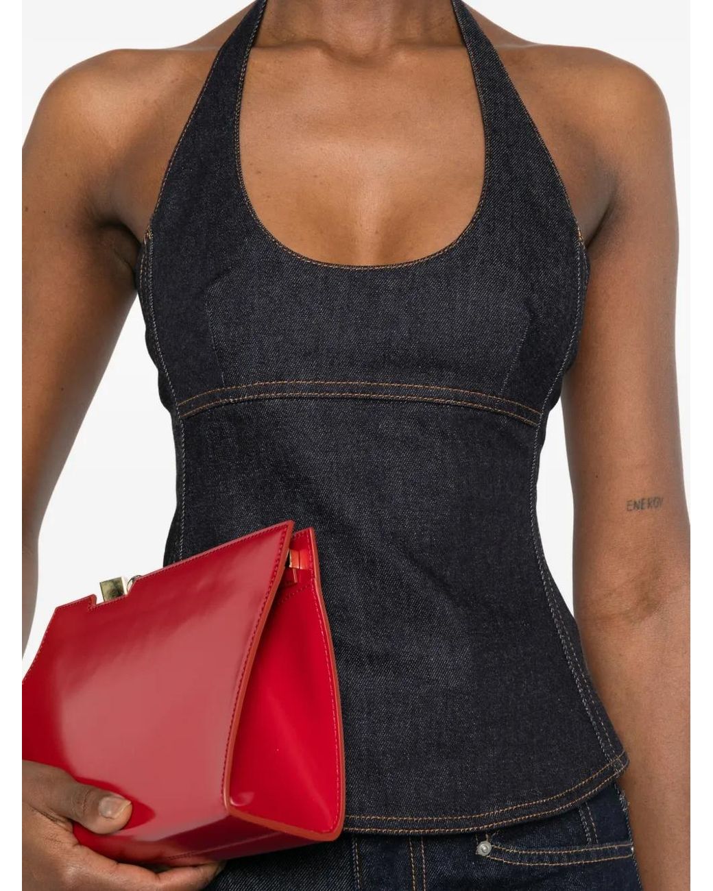 Jacquemus Black The Lavoir De Nîmes Denim Top