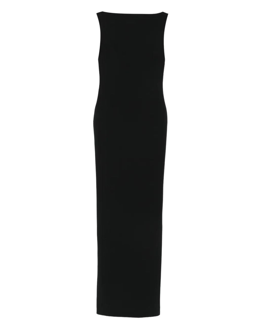 Solace London Black Imogen Long Dress