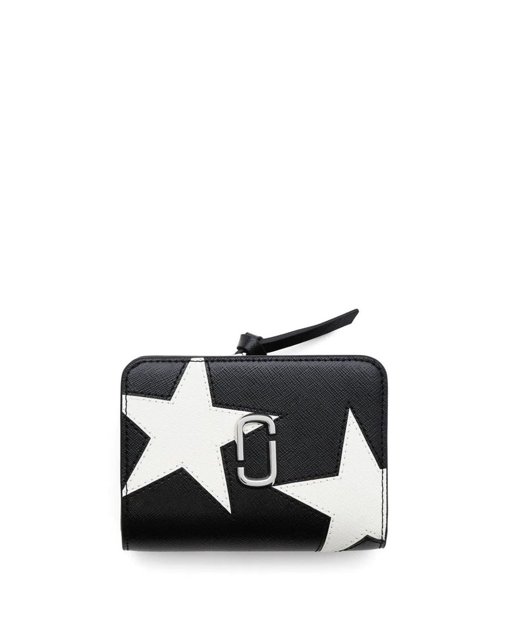 Marc Jacobs Black The Star Patchwork Utility Snapshot Mini Wallet