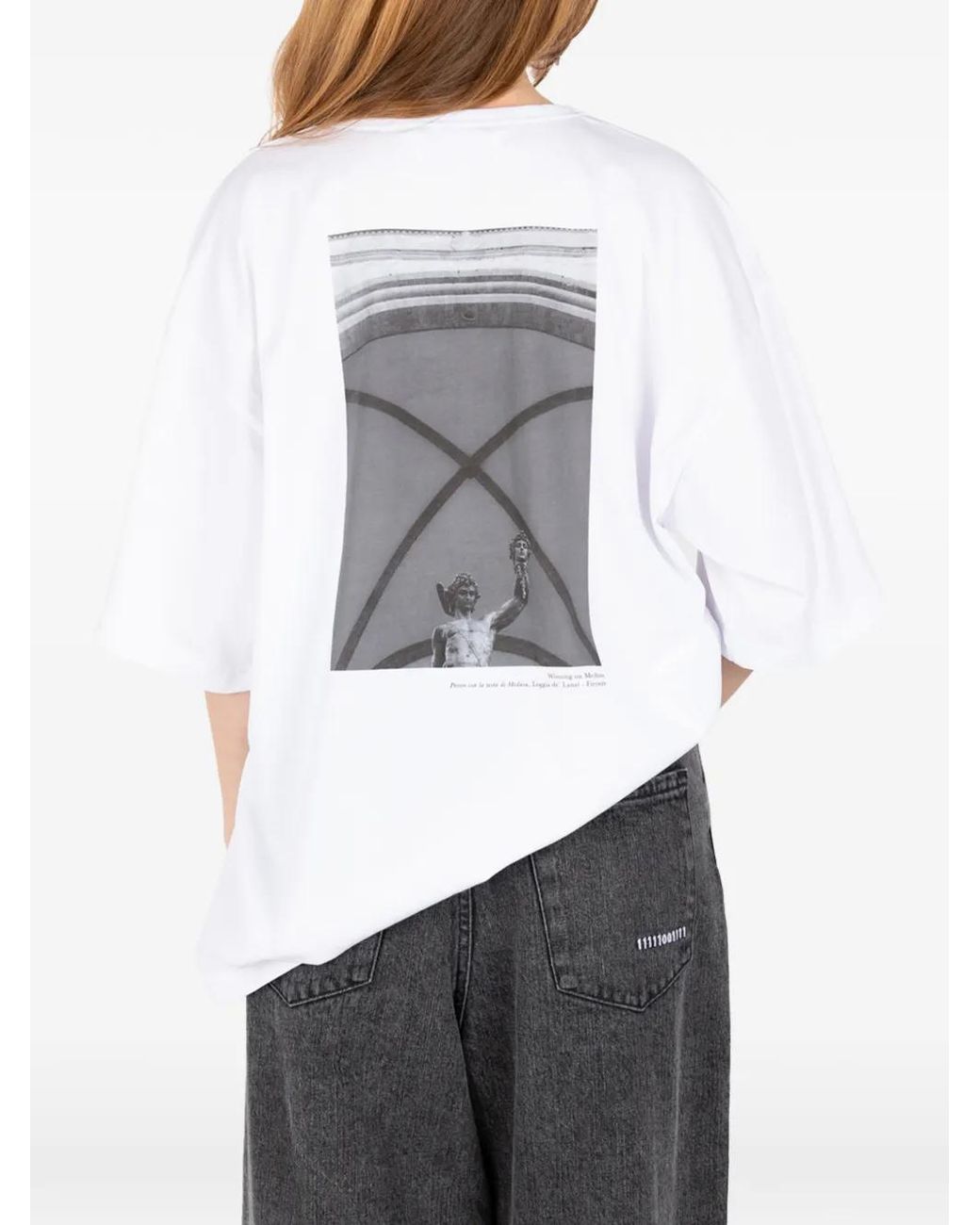 Societe Anonyme White Medusa Graphic T-Shirt