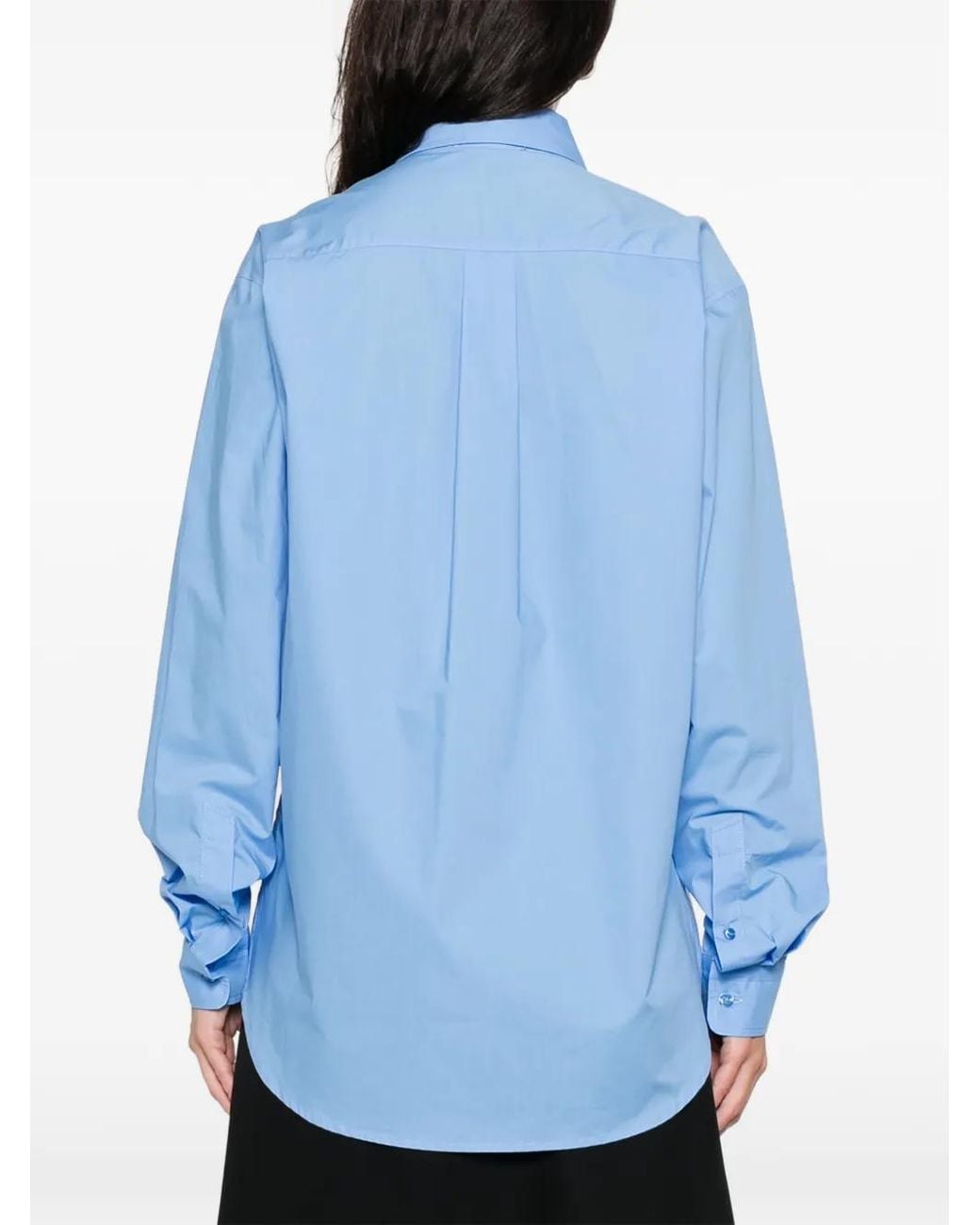 Coperni Blue Boyfriend Pocket Shirt