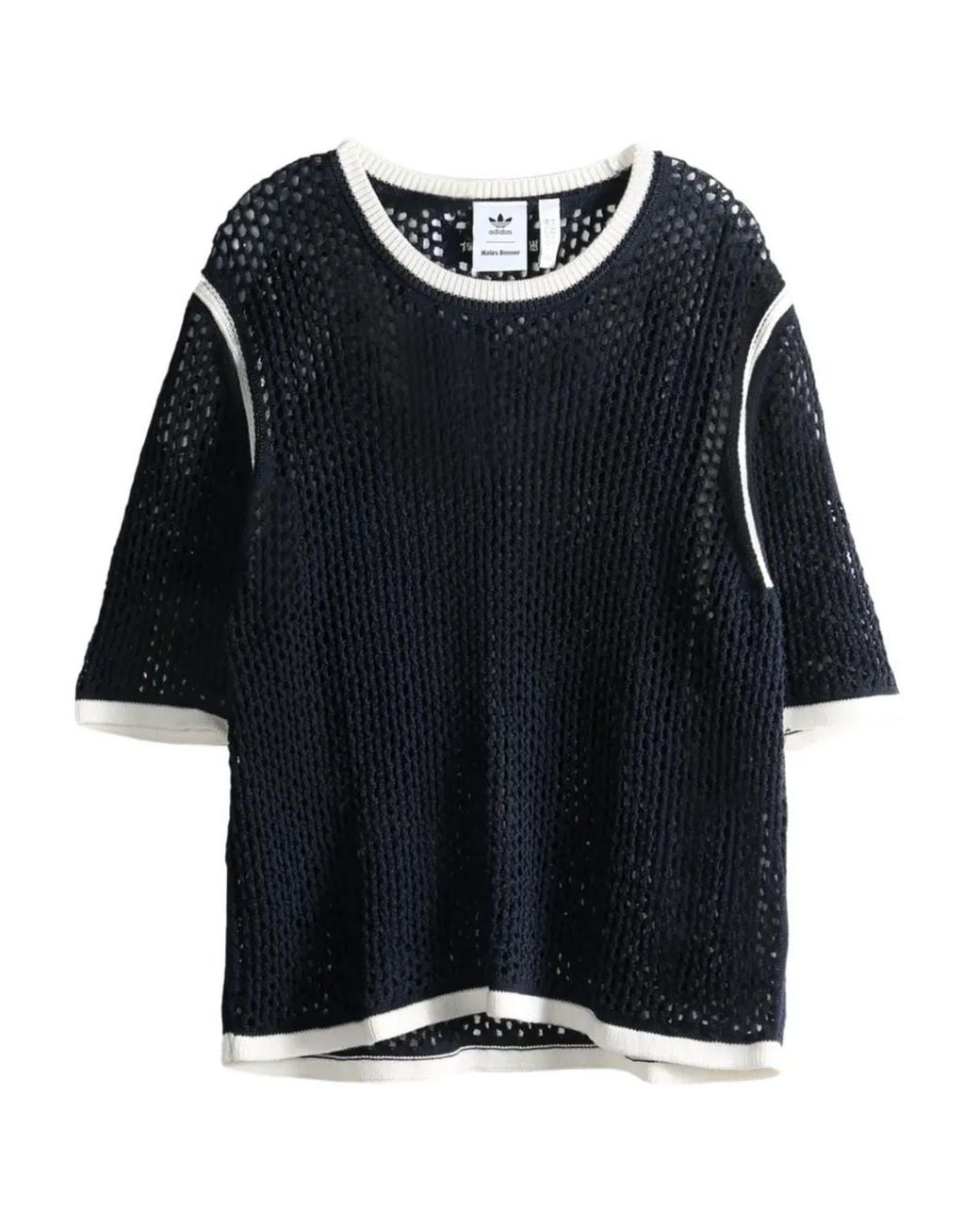 Adidas Black X Wales Bonner Crochet T-Shirt