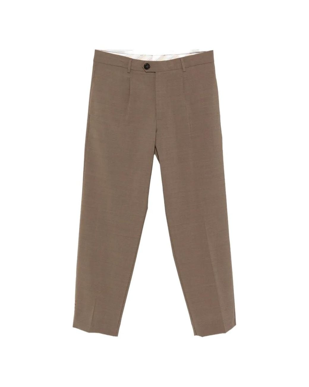 Amaranto Gray Tailored Trousers for men