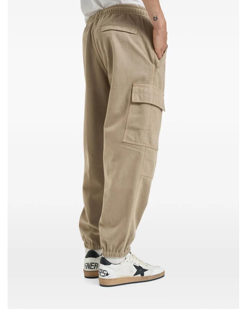 Stone Island Natural 3100050 Wool Nylon Flannel-Tc Joggers for men