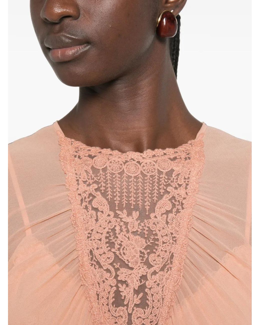Zimmermann White Valiant Embroidered Bib Dress