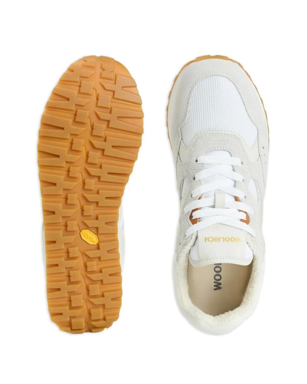 Woolrich White Gravel Sneakers for men