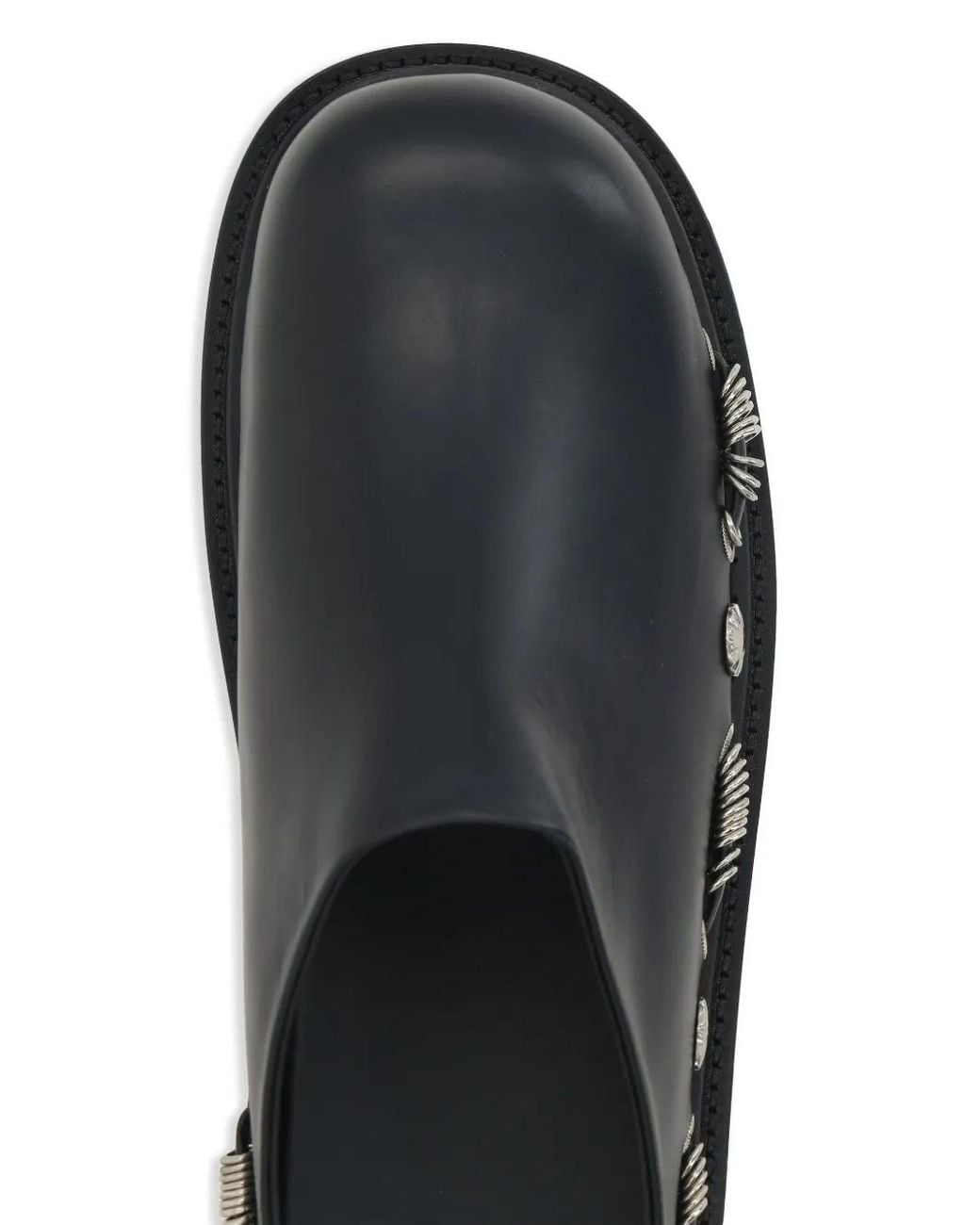 Toga Virilis Black Studded Clogs for men