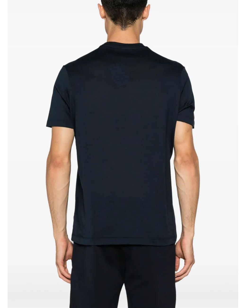 Paul & Shark Black Crew-Neck T-Shirt for men