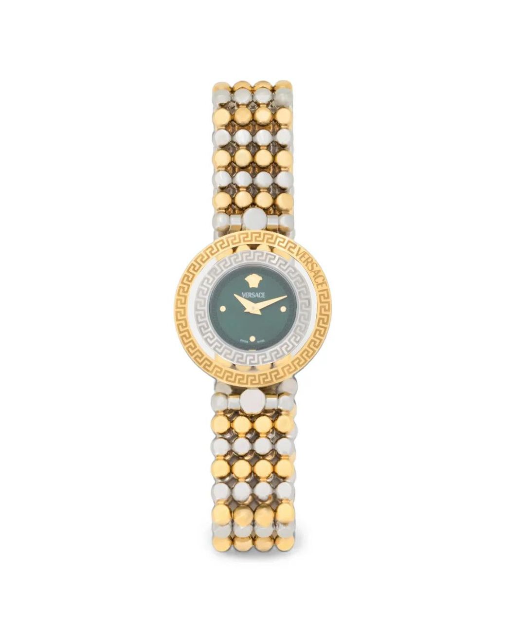 Versace Metallic Greca-Pattern 35Mm Watch