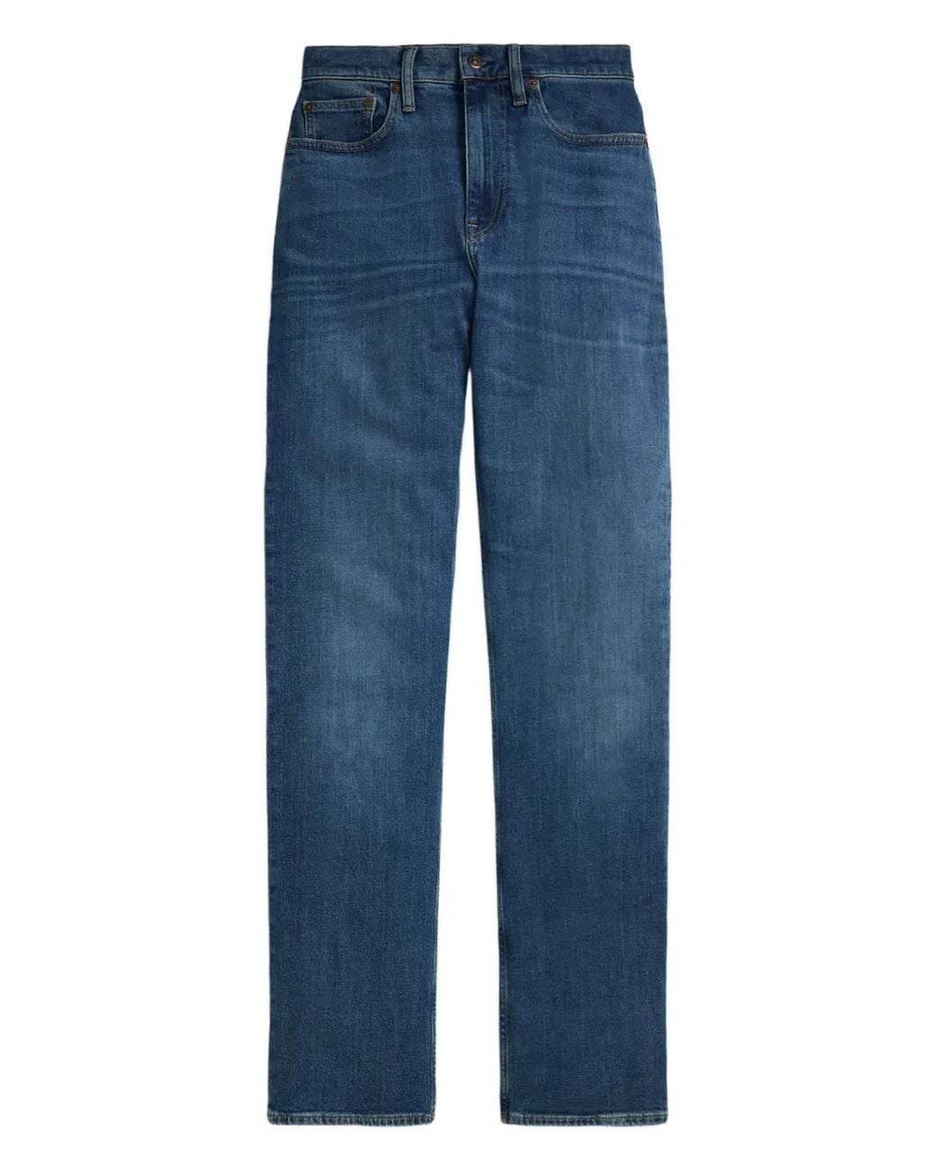 Polo Ralph Lauren Blue High-Waisted Straight Jeans