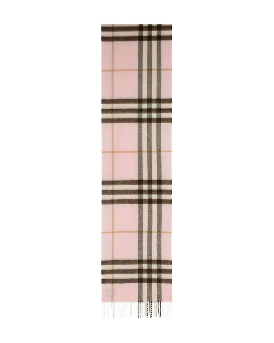 Burberry White Giant Check Scarf