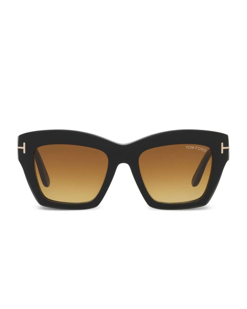 Tom Ford Black Luna Oversize-Frame Sunglasses