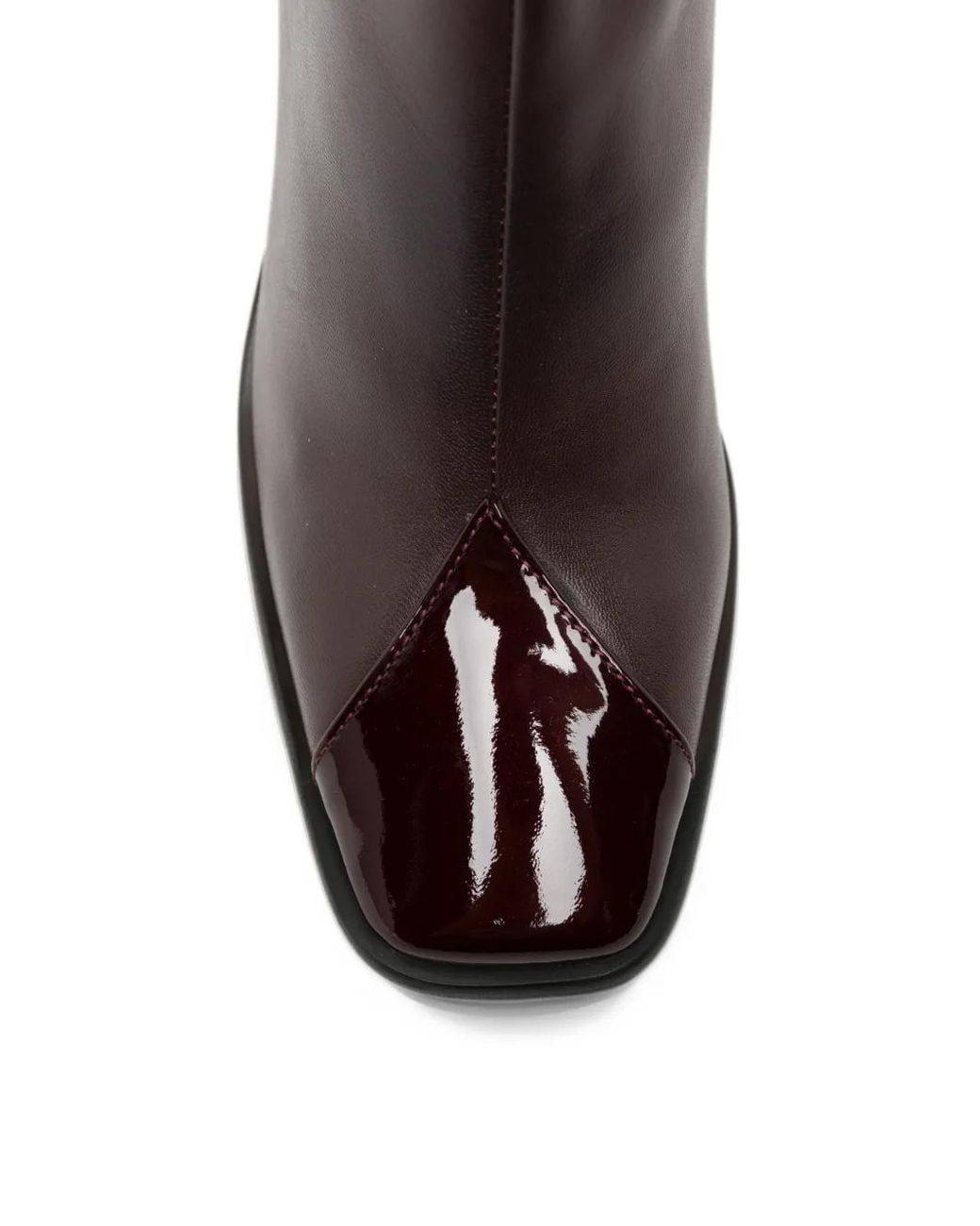 Gioseppo Brown Square-Toe Ankle Boots