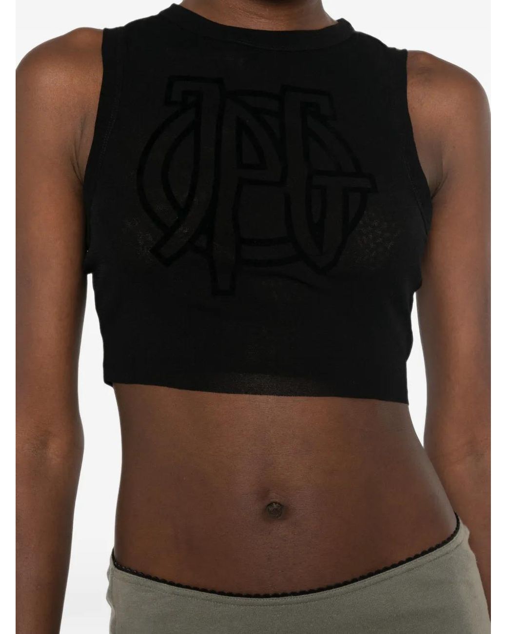 Jean Paul Gaultier Black Sleeveless Tops