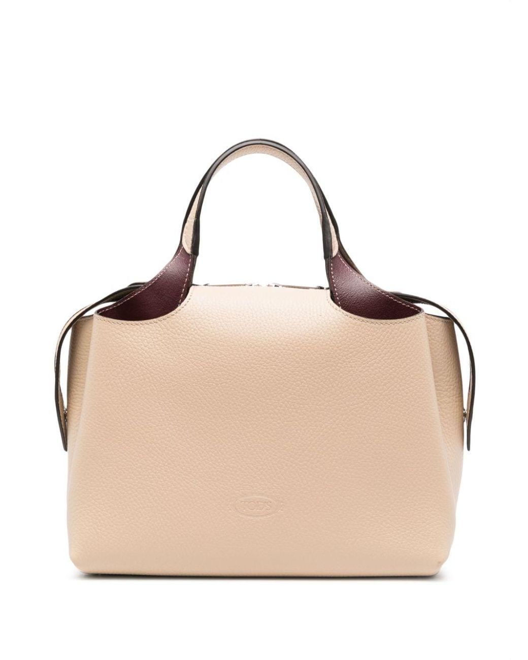 Tod's logo-charm Leather Tote Bag - Farfetch