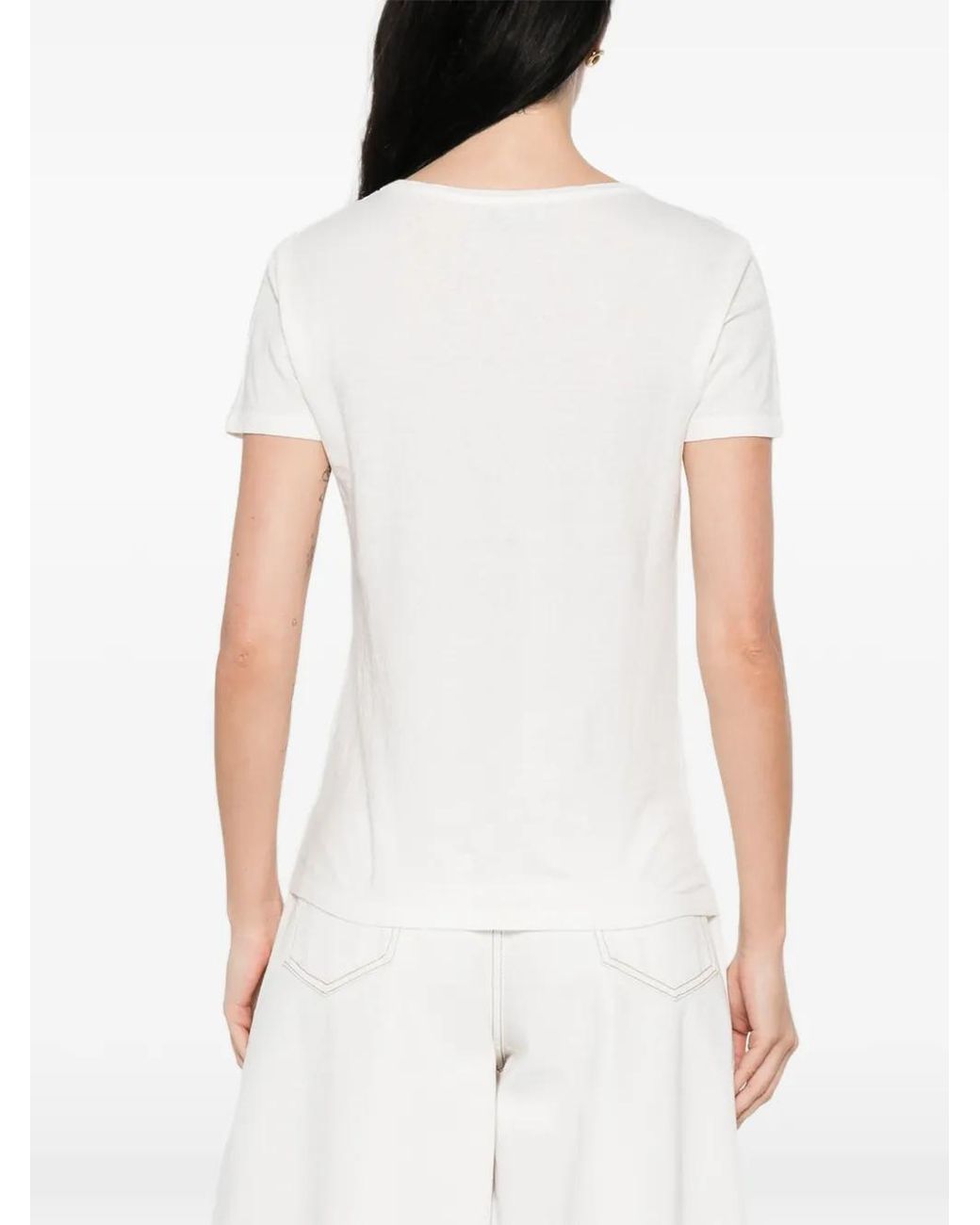 Base London White Short-Sleeve T-Shirt