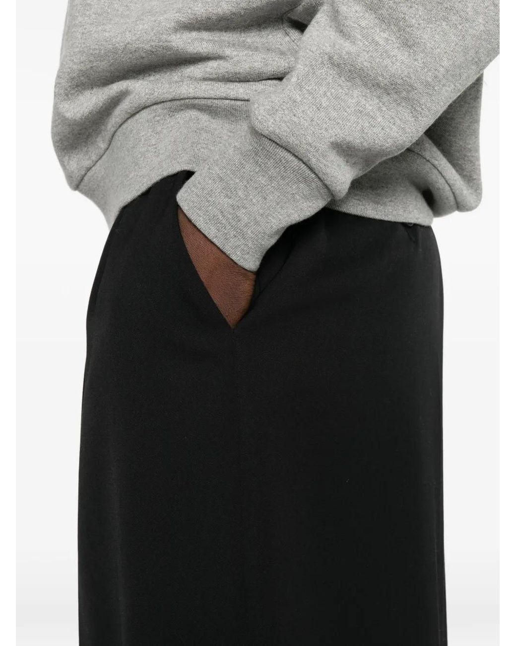 The Row Black Lior Trousers