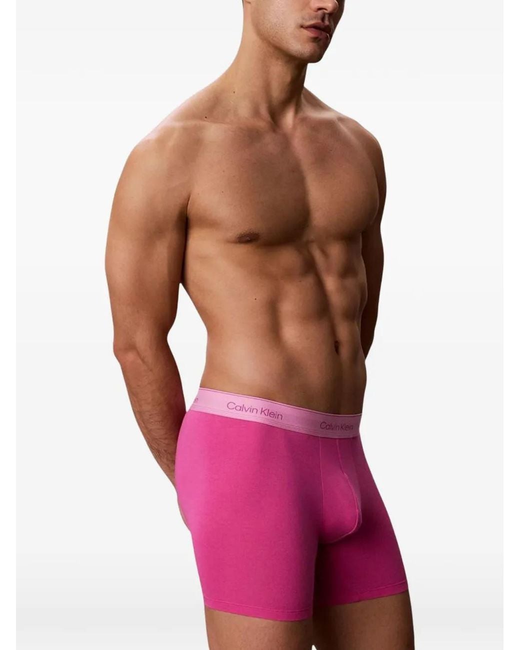 Calvin Klein Yellow Logo-Waistband Boxers (Set Of Five) for men