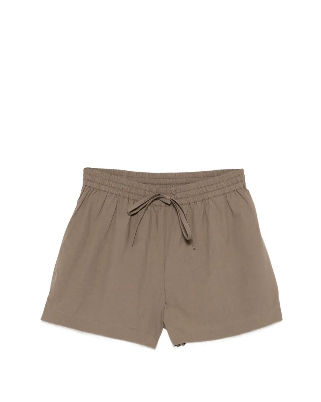 Matteau Brown Drawstring-Waistband Shorts