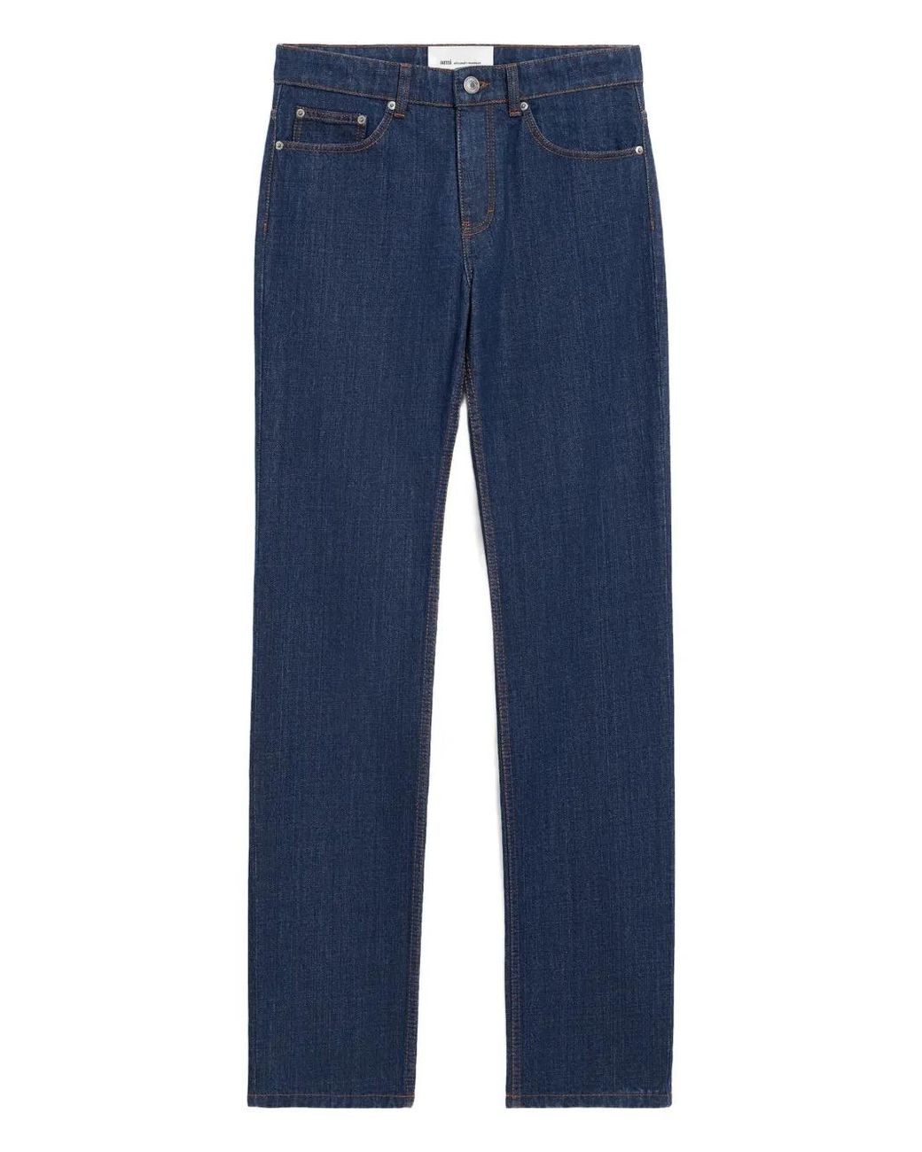 AMI Gerafelde Jeans in het Blue voor heren