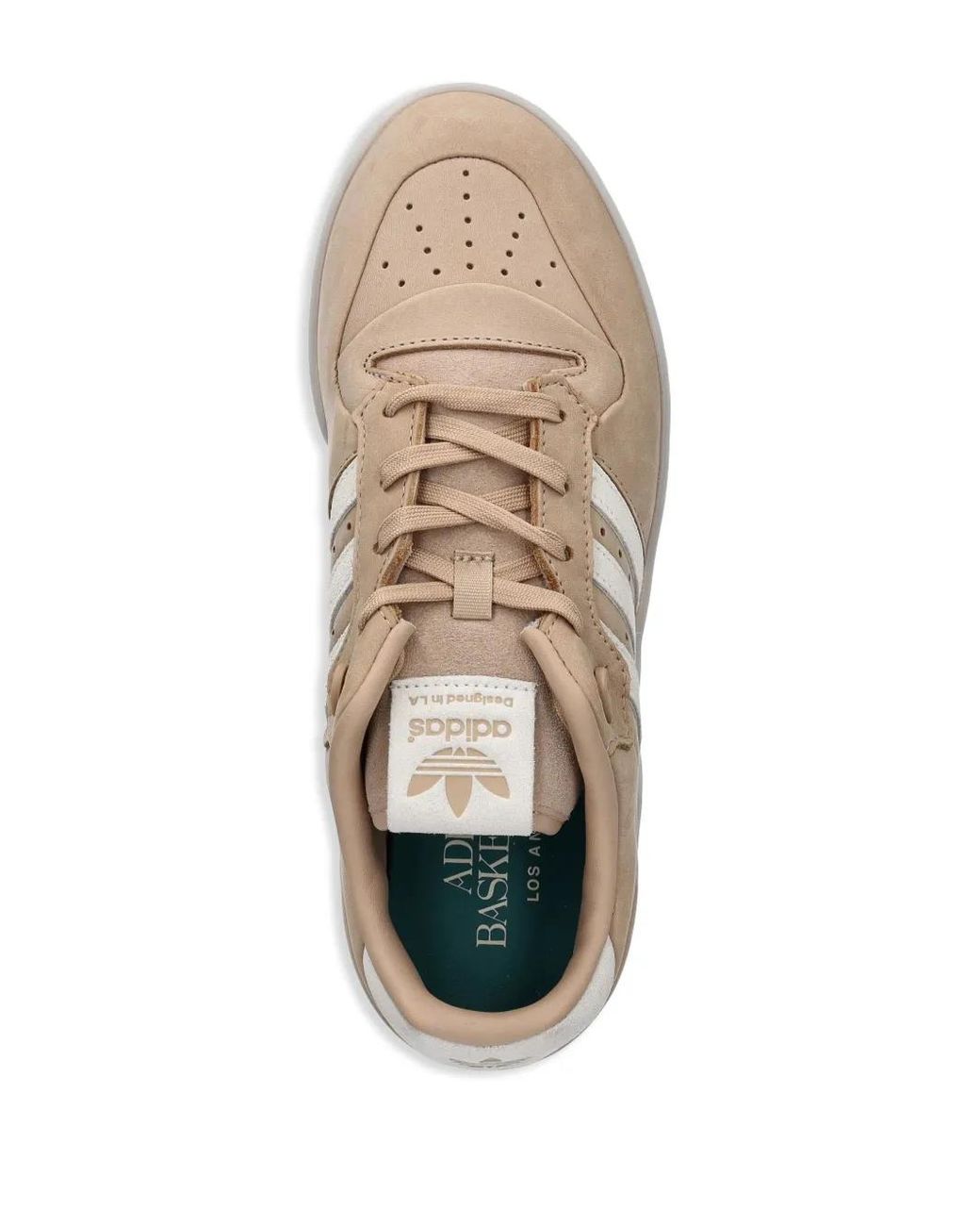 Adidas Brown Rivalry Lux Sneakers for men