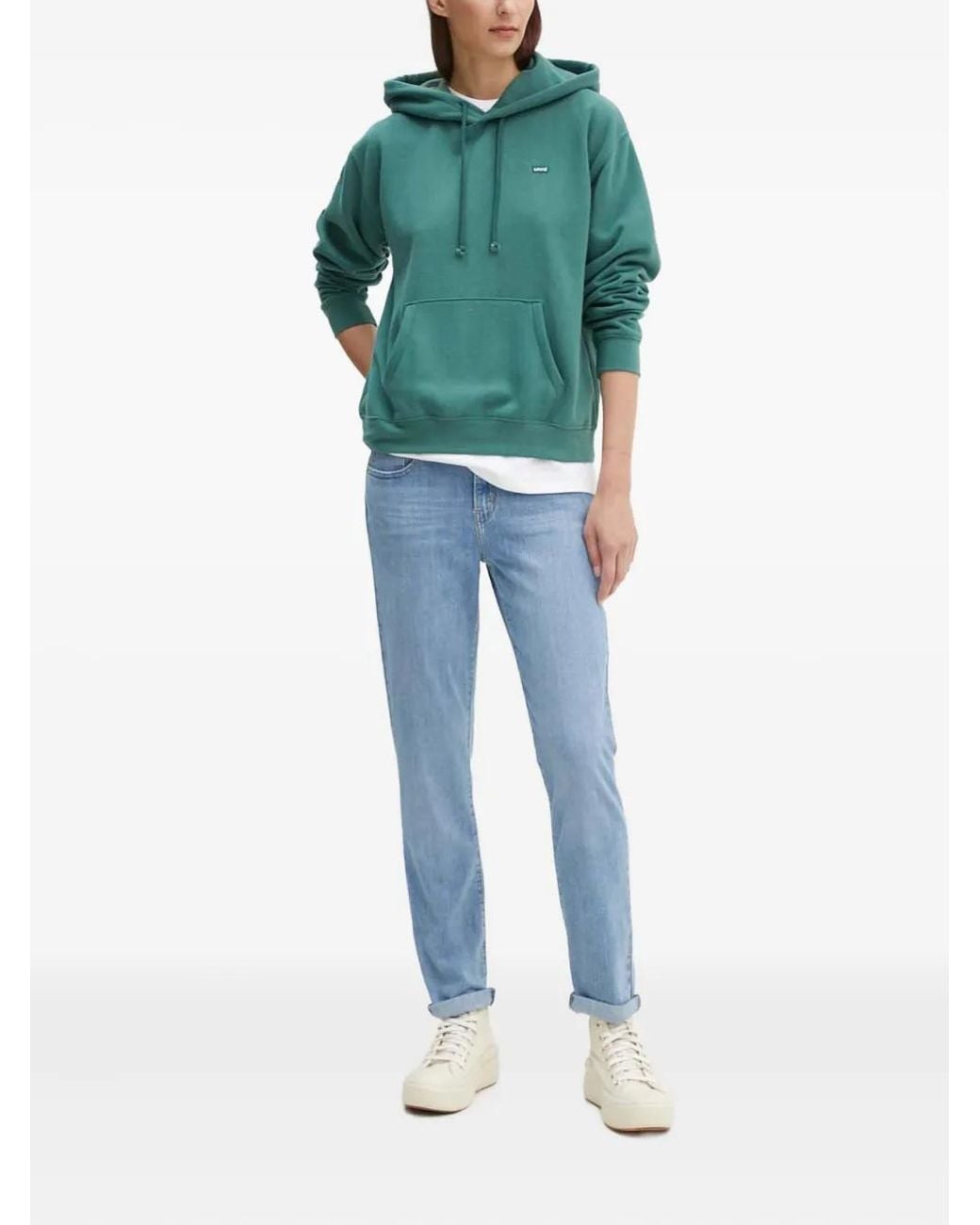 Levi's Blue Logo-Patch Jeans