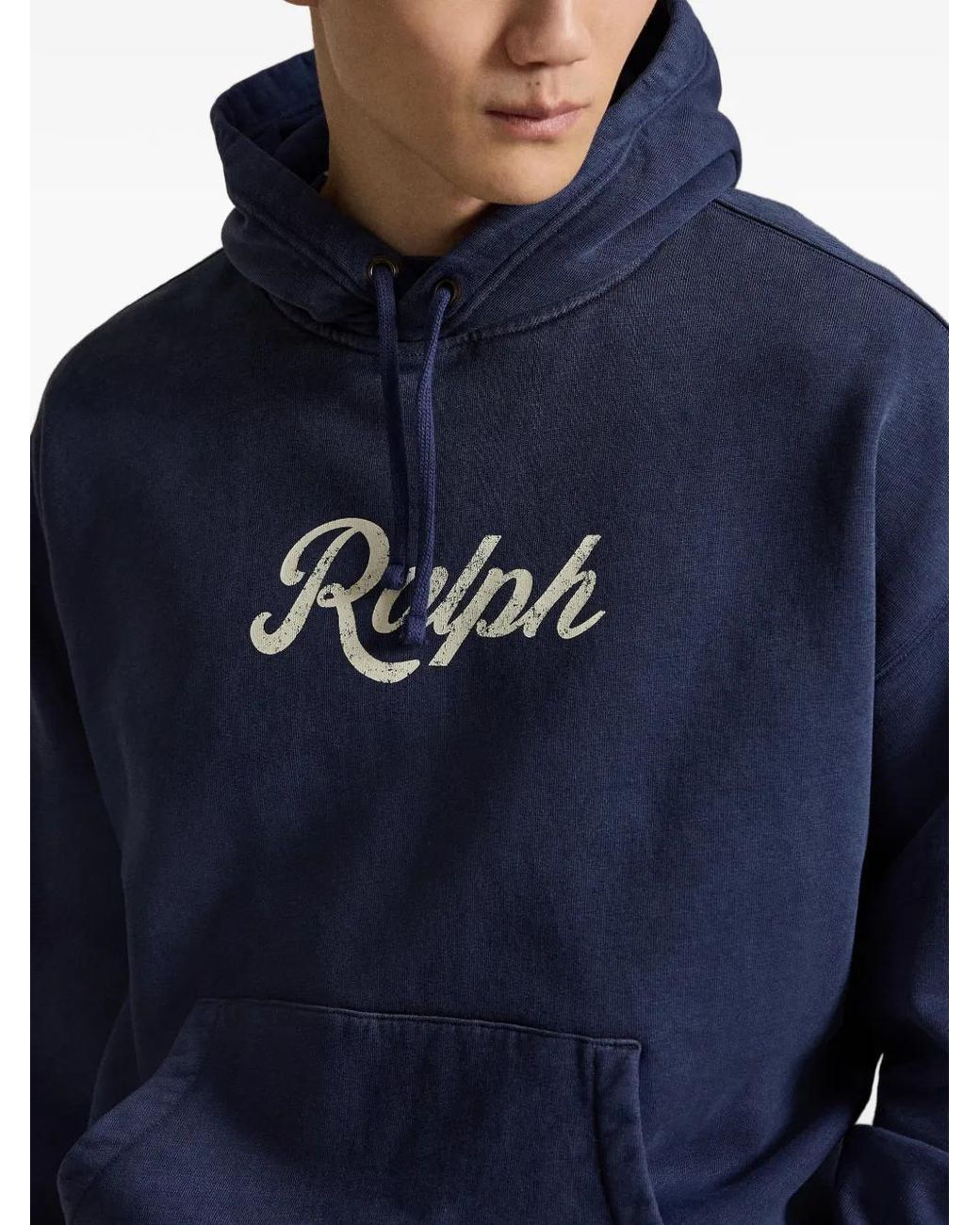 Polo Ralph Lauren Blue Logo-Detail Hoodie for men