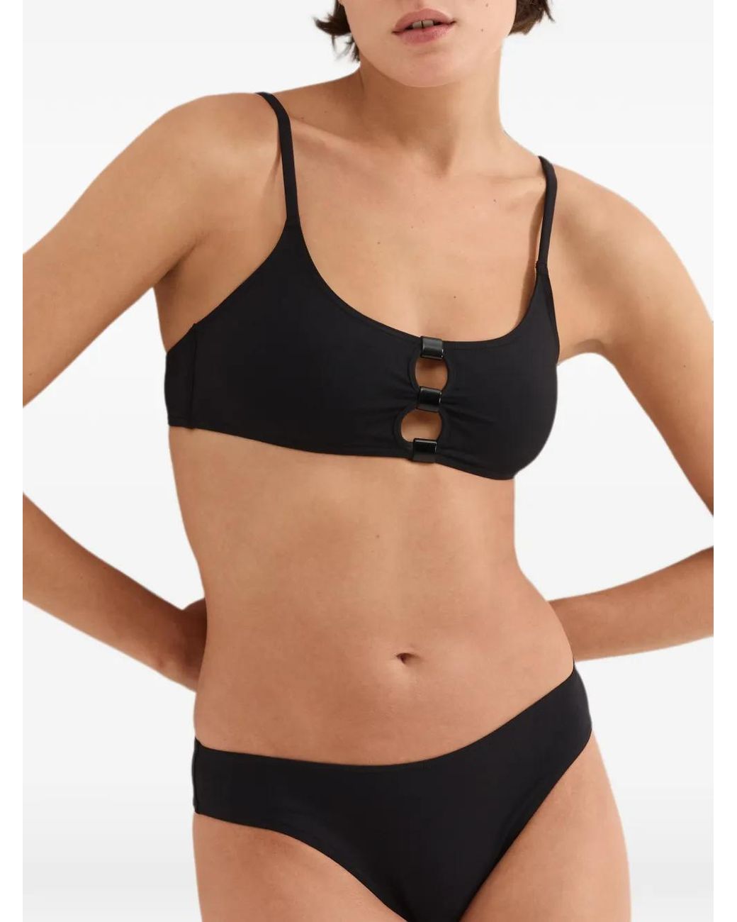 Eres Dive High-Waist Bikinislip in het Black