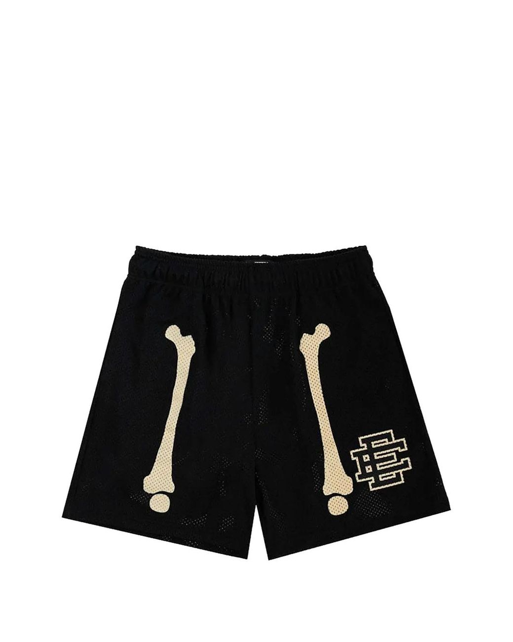 Eric Emanuel Black Bones Mesh Shorts for men
