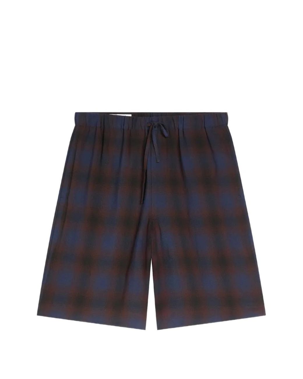 Dries Van Noten Blue Viscose Shorts for men