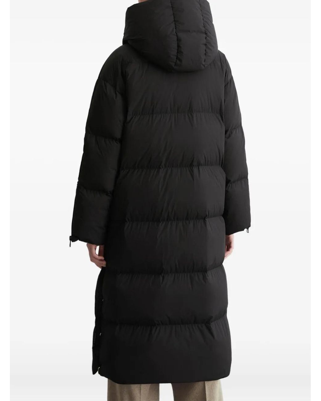 Marc O' Polo Black Hooded Puffer Coat