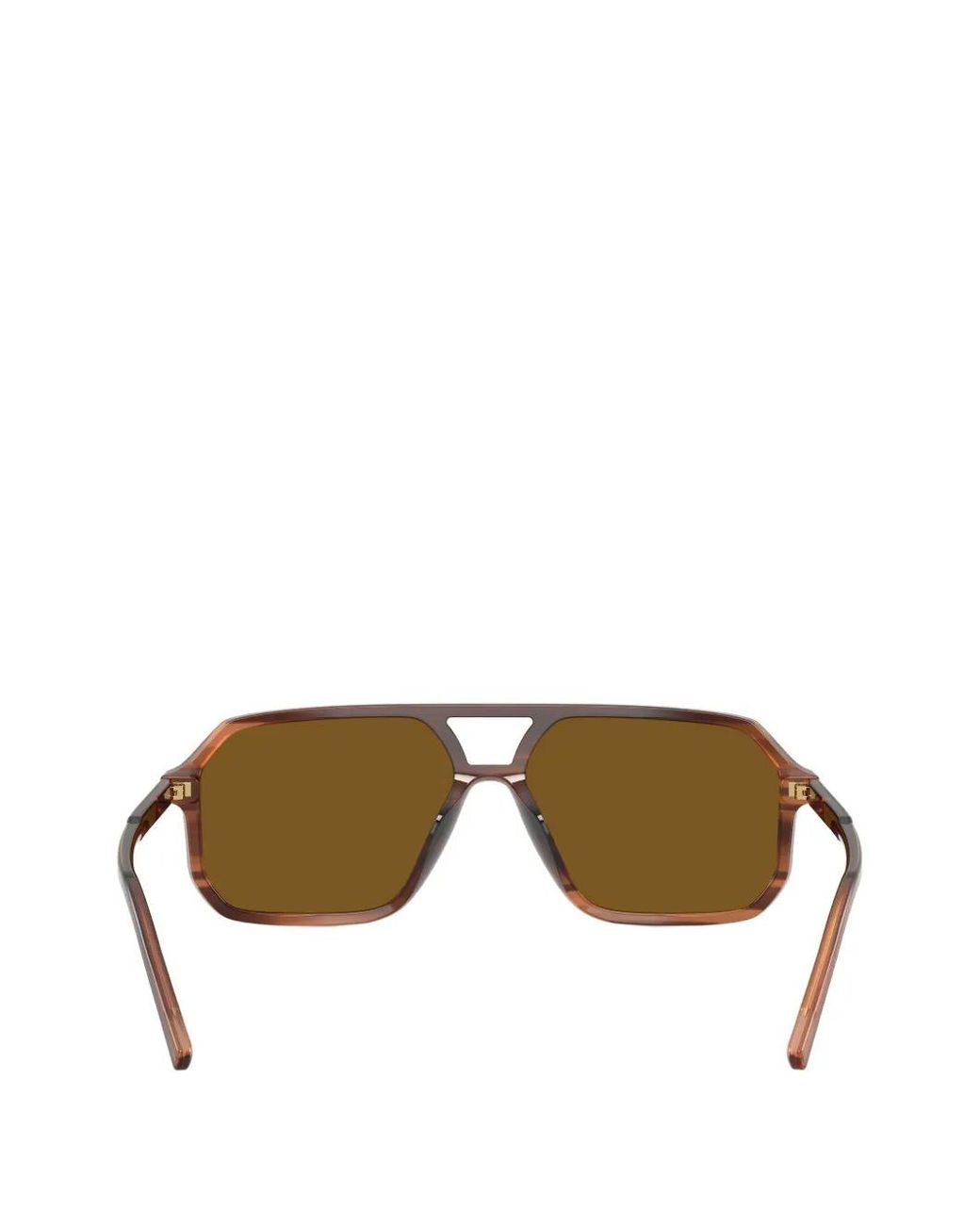 Dolce & Gabbana Brown Pilot-Frame Tortoiseshell Sunglasses