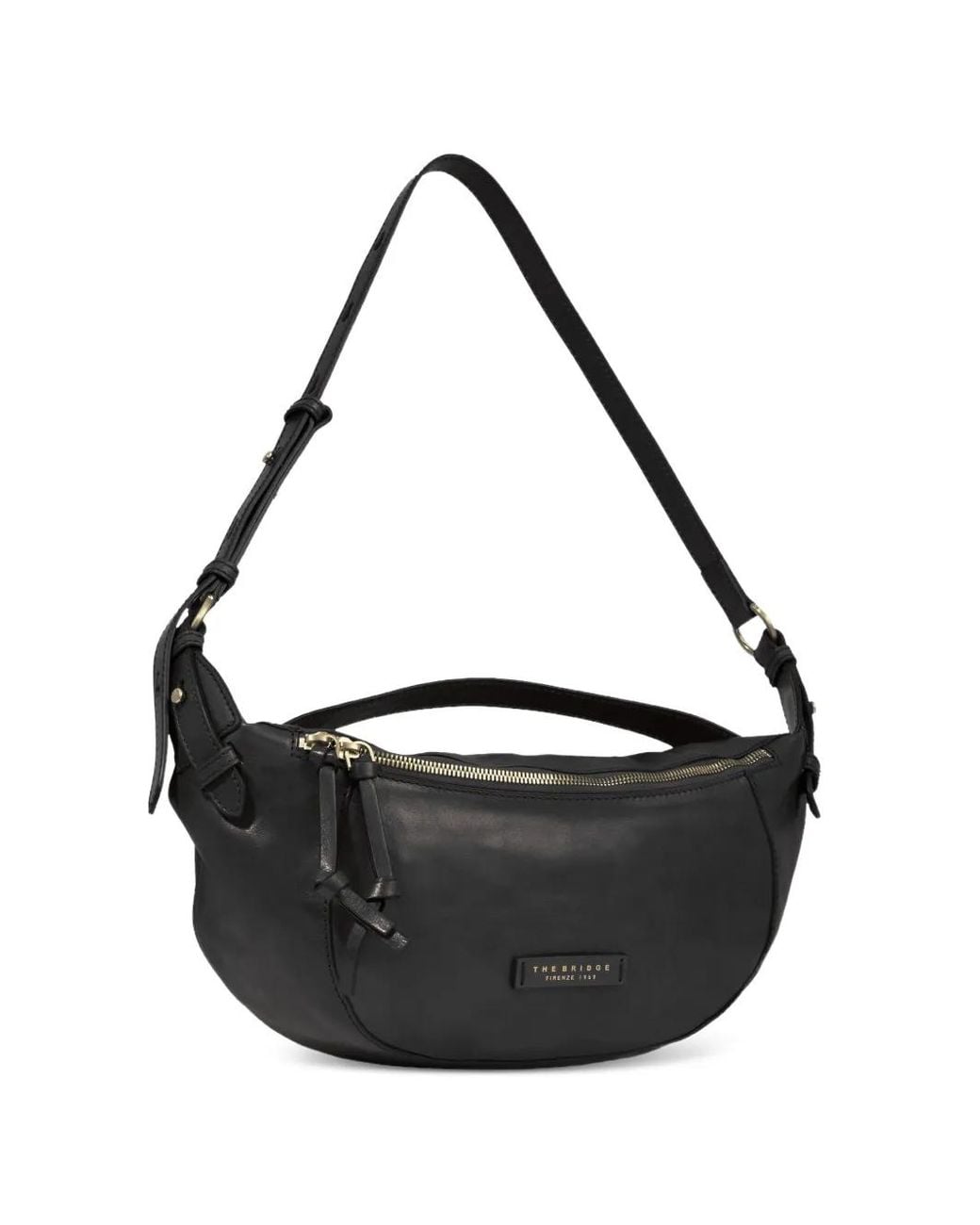 The Bridge Black Unica Leather Belt Bag