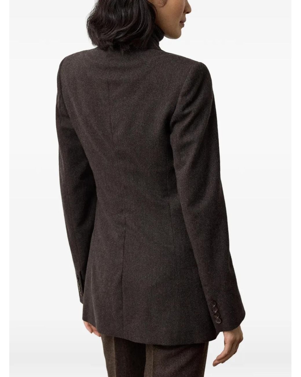 Ralph Lauren Brown Rolland Wool Blazer