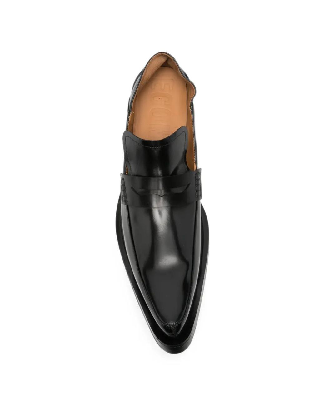 Egonlab Black Mocassins À Détails De Clous for men