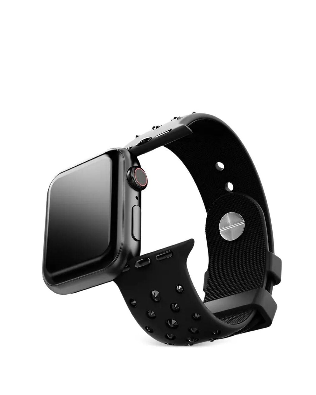 Swarovski Black Crystal-Embellished 40Mm Watch Strap