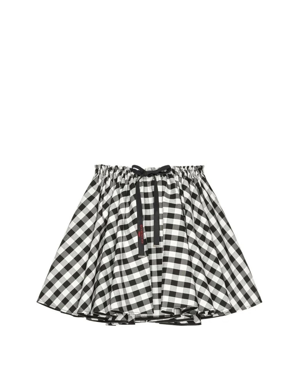 Givenchy White Mini Pleated Skirt